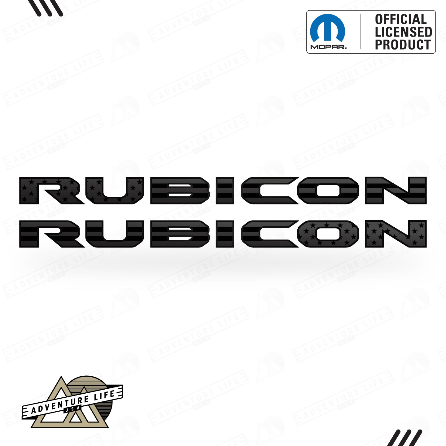 RUBICON Hood Lettering | Set of 2