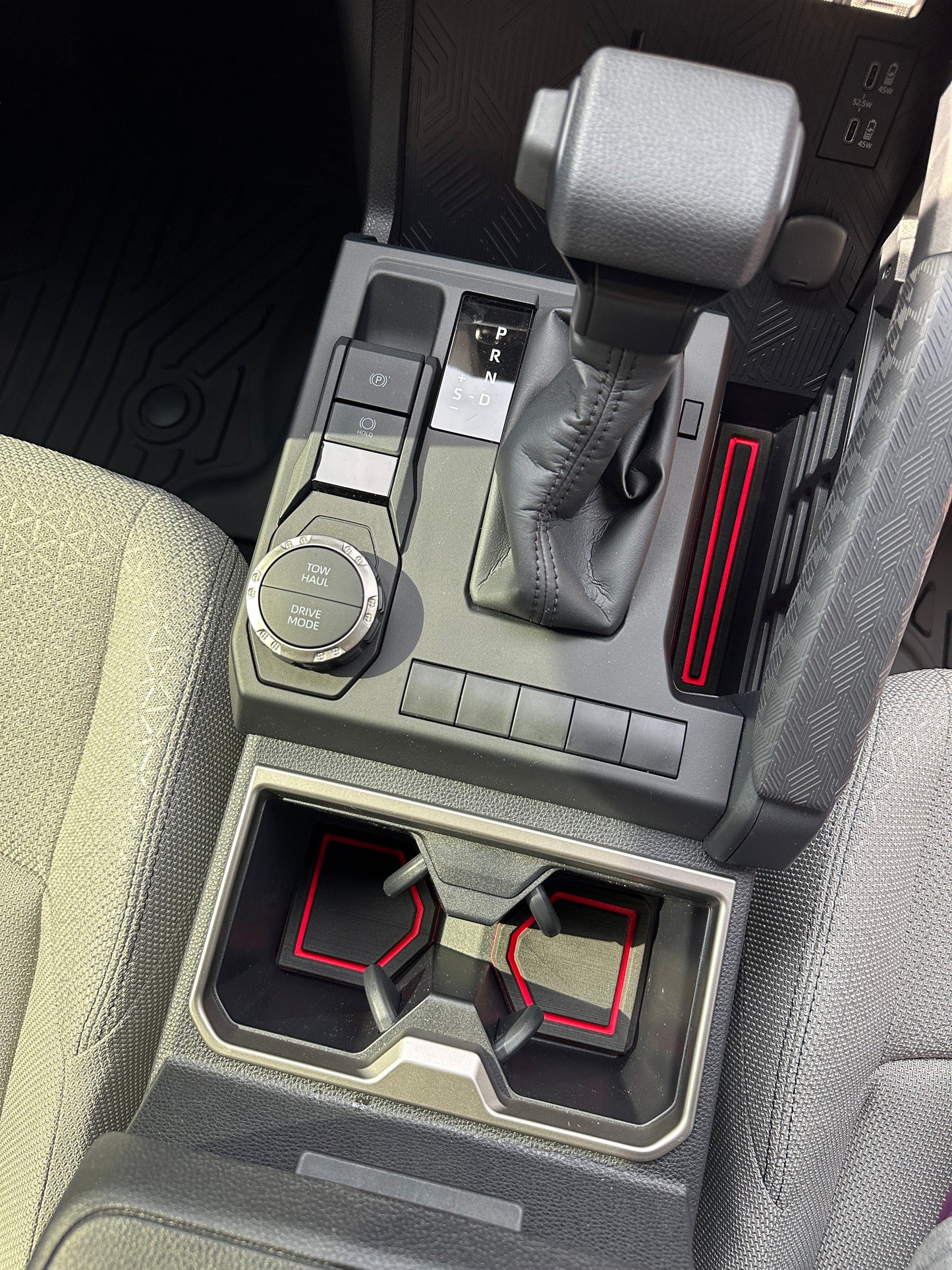 CenteConsole/Cupholder Inserts Fits 2025-2026 Toyota 4runner