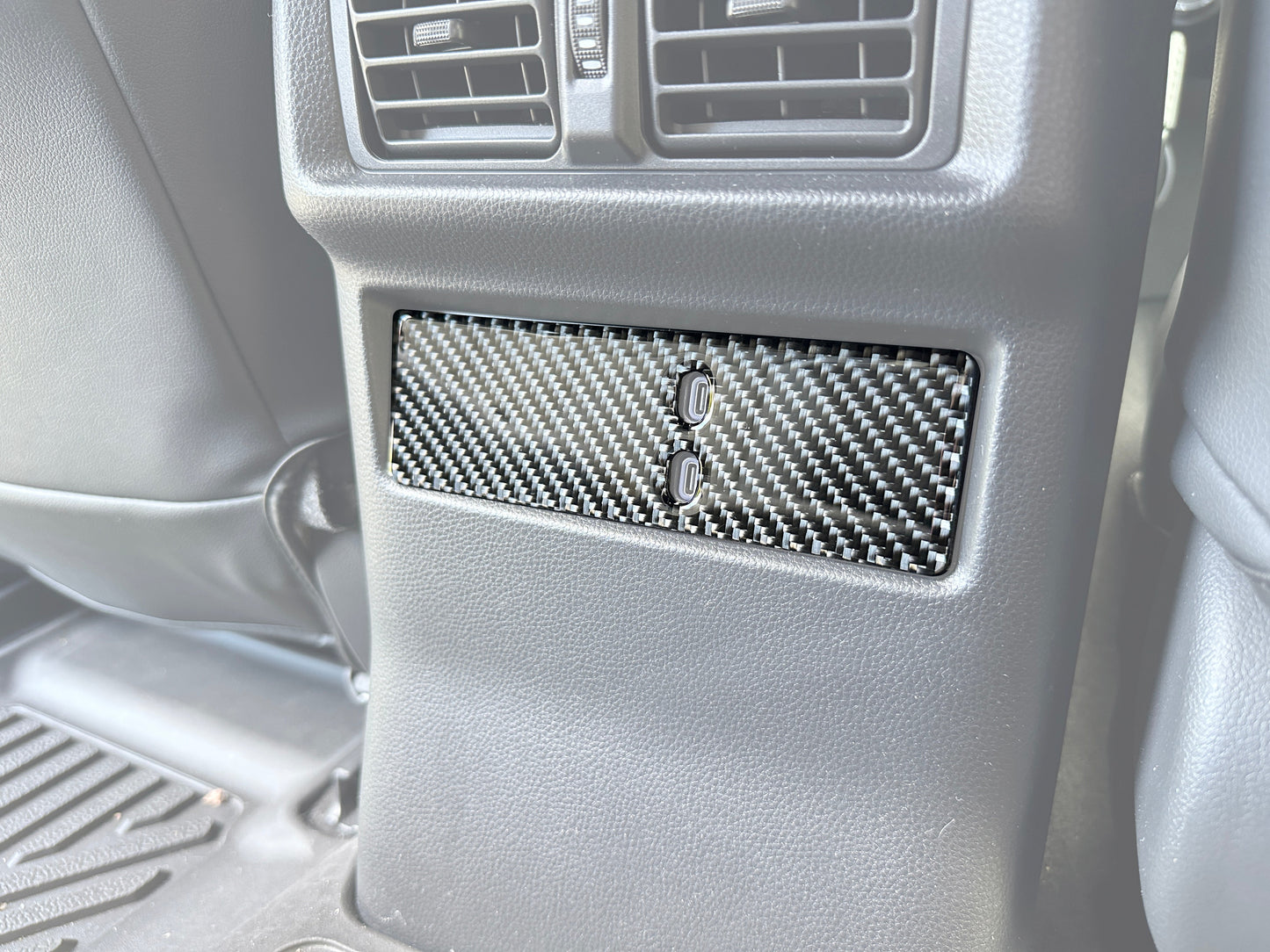 Rear U.S.B Port Accent Trim Fits 2025-2026 Toyota 4Runner
