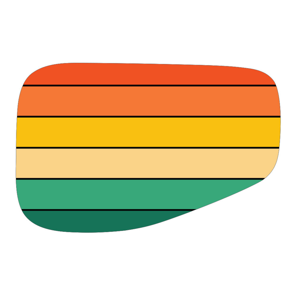 Retro Stripes Gas Cap Decal for JT or Gladiator