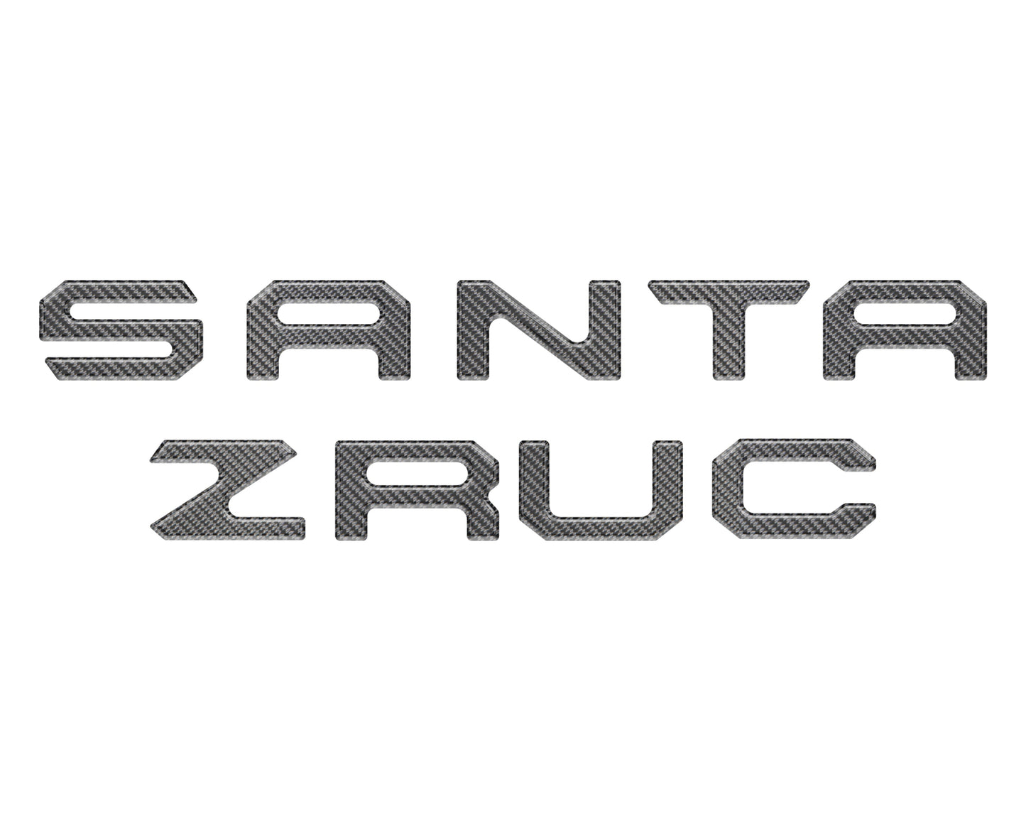 Tailgate Letter Inserts Fits 2022-2026 Hyundai Santa Cruz