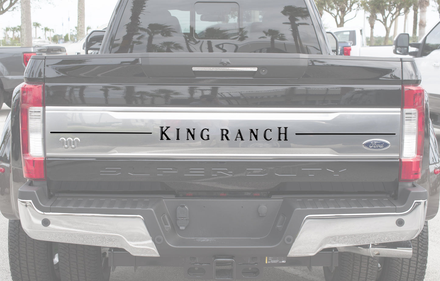 Tailgate Letter Inserts Fits 2017-2019 Ford Super Duty King Ranch