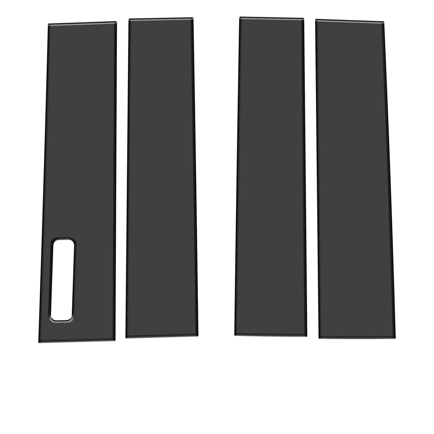 Door Pillars Accent Trim Fits 2017-2022 Ford Super Duty