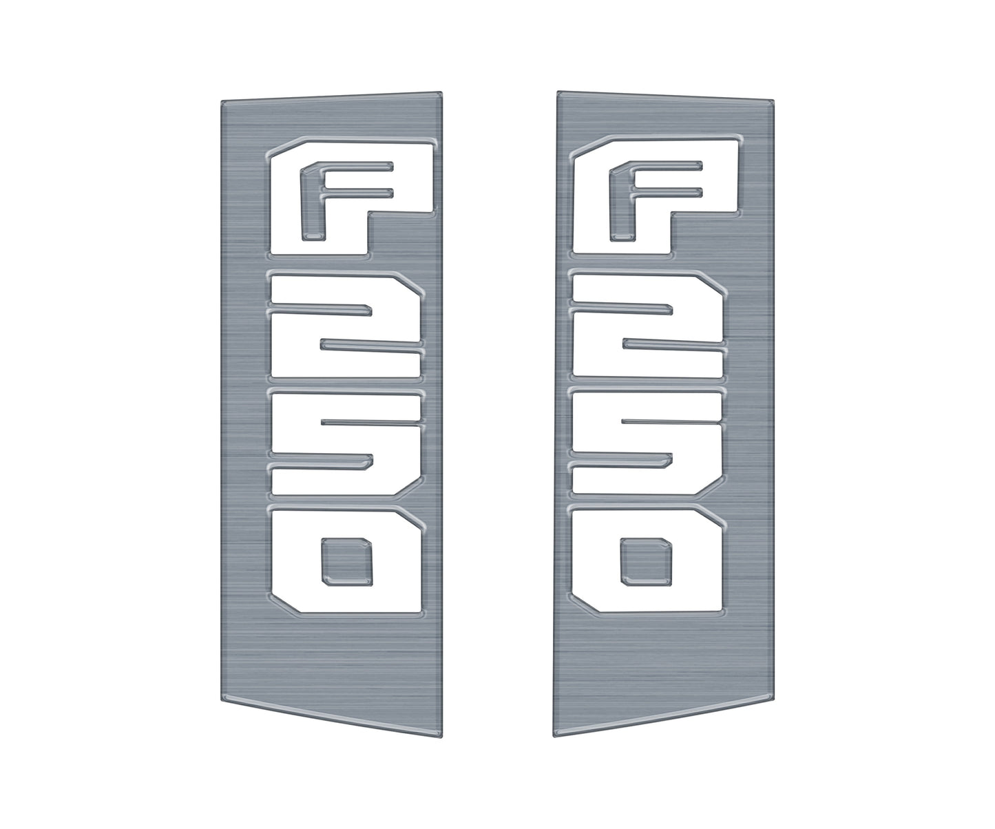 Side Emblem Accent Trim Fits 2017-2022 Ford Super Duty