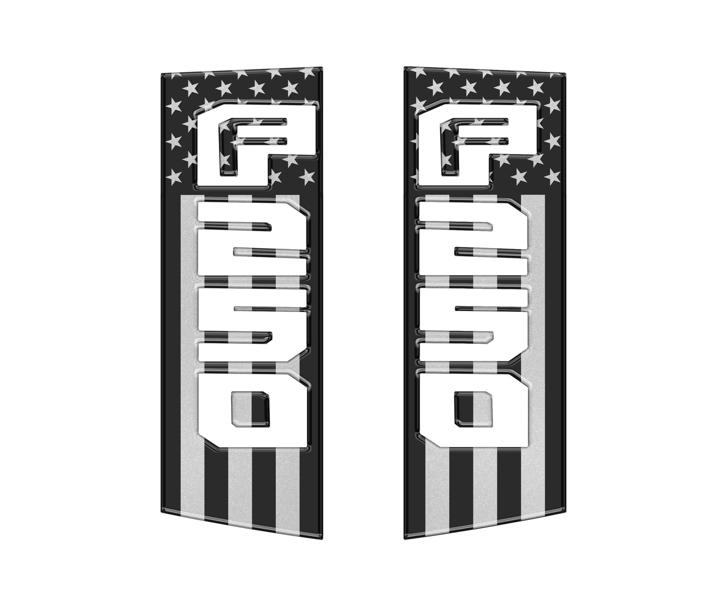 Side Emblem Accent Trim Fits 2017-2022 Ford Super Duty