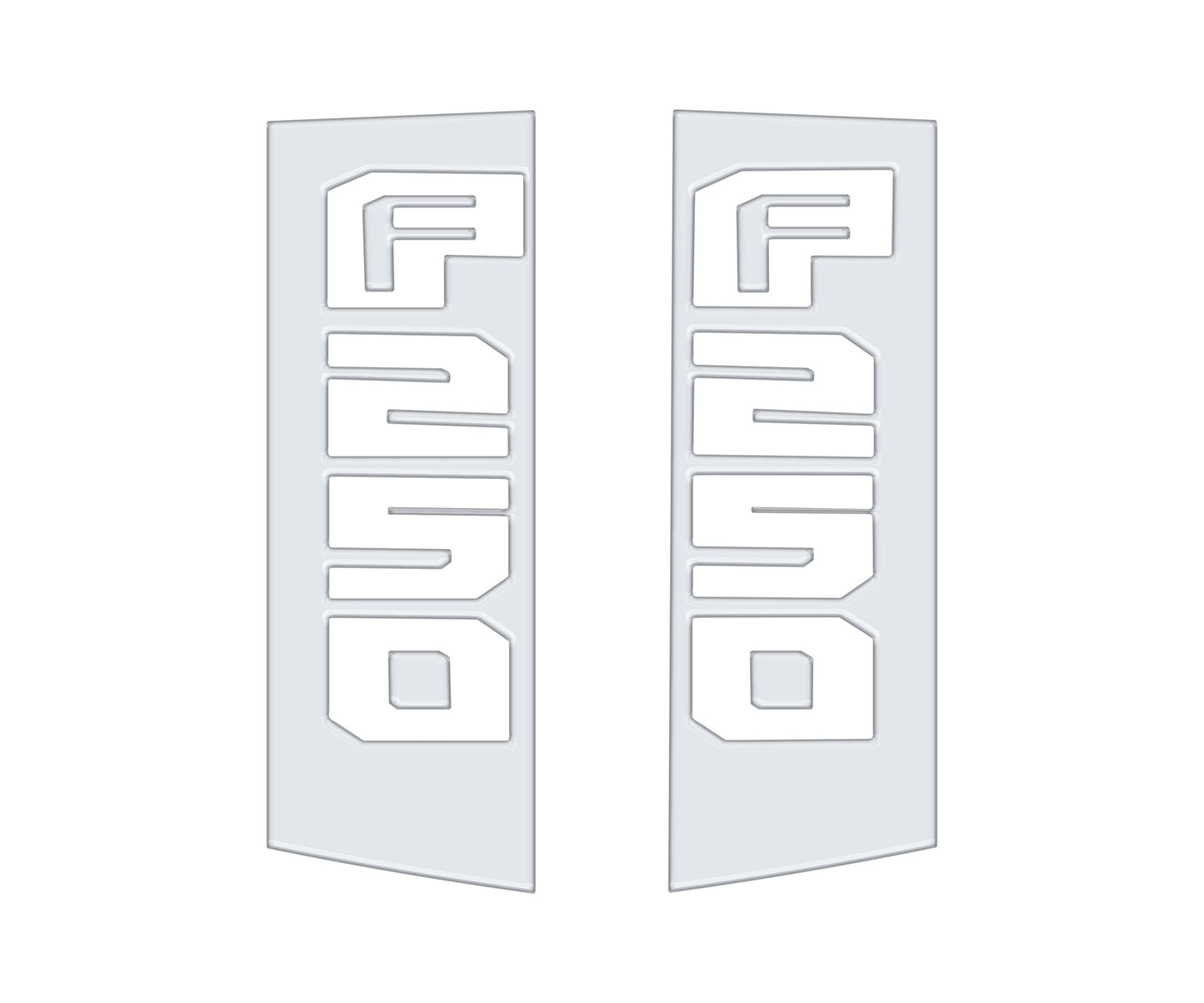 Side Emblem Accent Trim Fits 2017-2022 Ford Super Duty