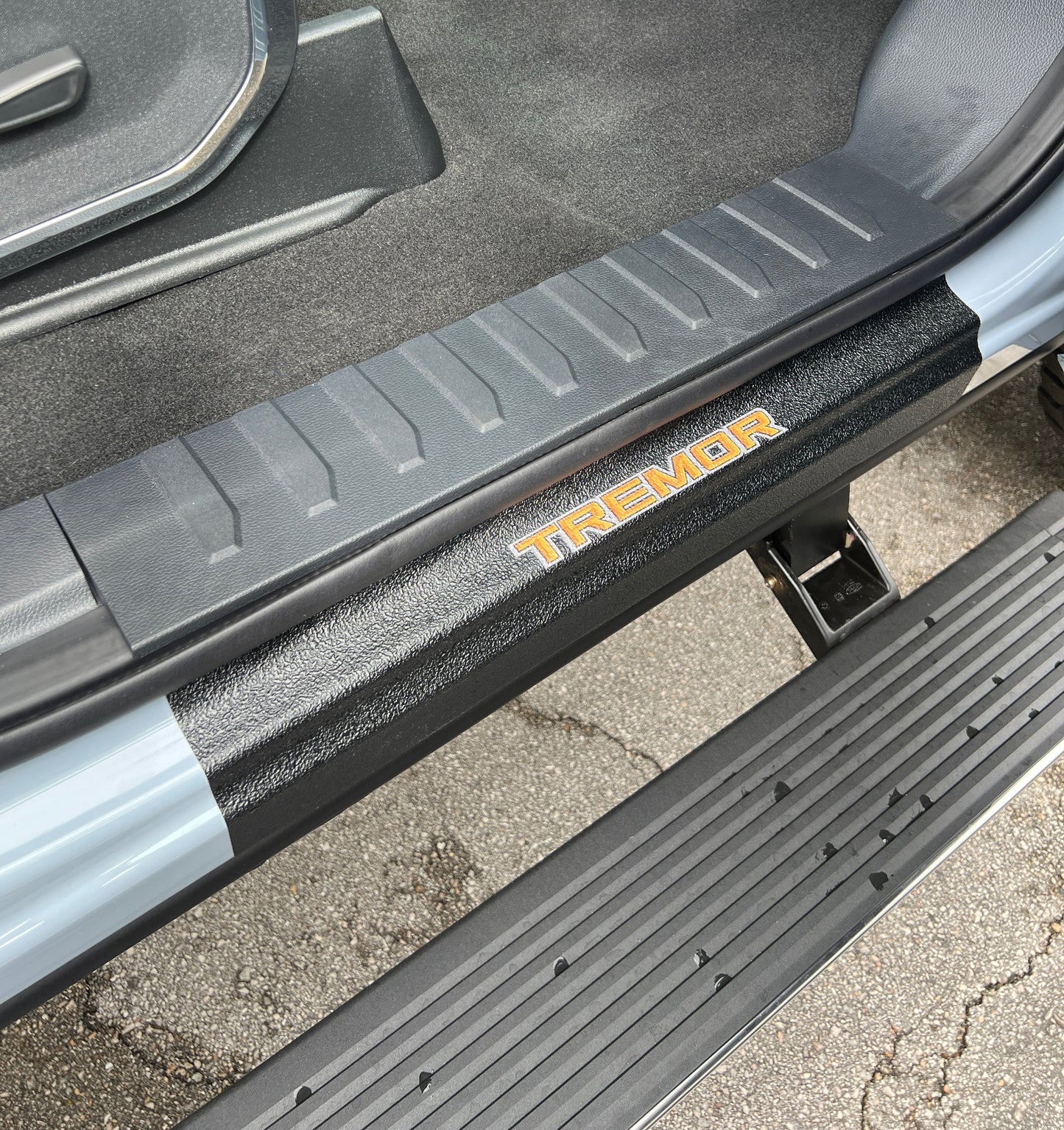 Door Sill Protection Overlays (Textured) Fits 2023-2026 Ford Super Duty