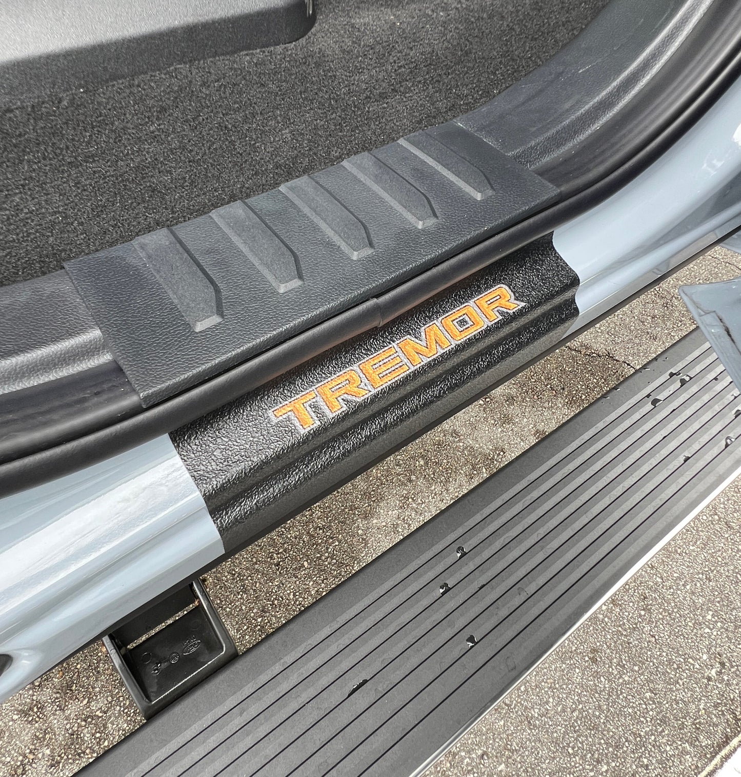 Door Sill Protection Overlays (Textured) Fits 2023-2026 Ford Super Duty