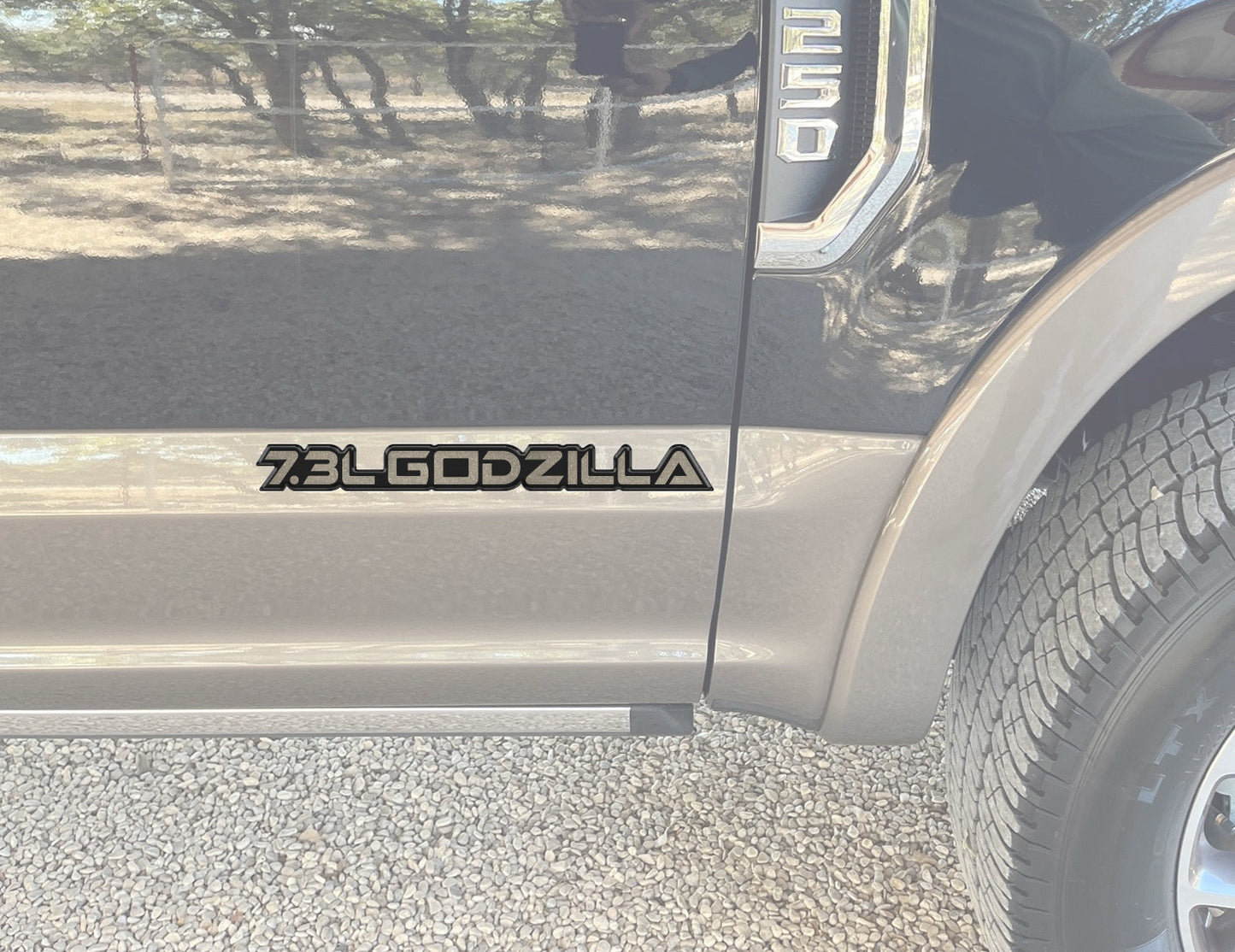 7.3L Godzilla Badge Fits 2020-2026 Ford Super Duty