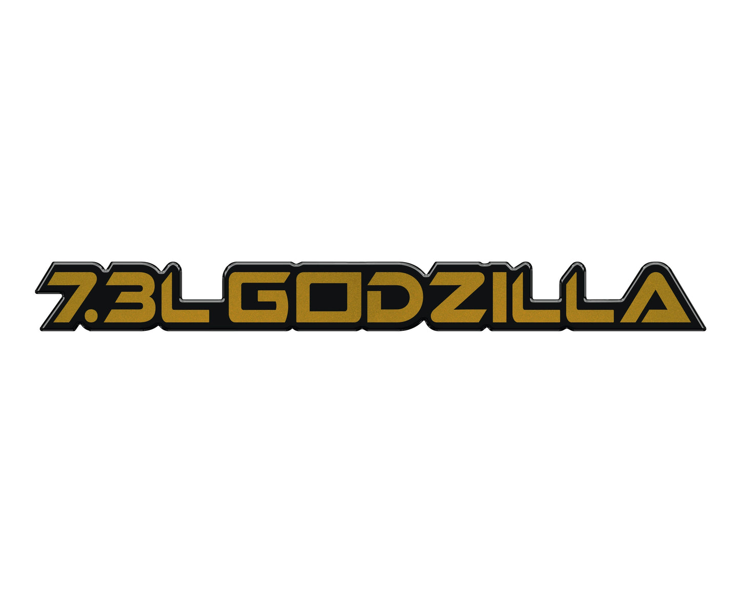 7.3L Godzilla Badge Fits 2020-2026 Ford Super Duty
