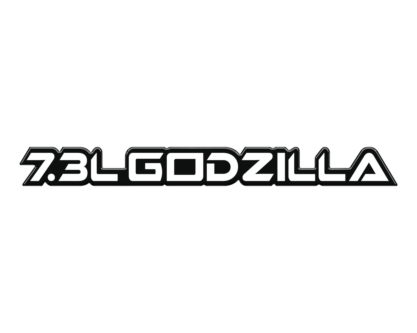 7.3L Godzilla Badge Fits 2020-2026 Ford Super Duty