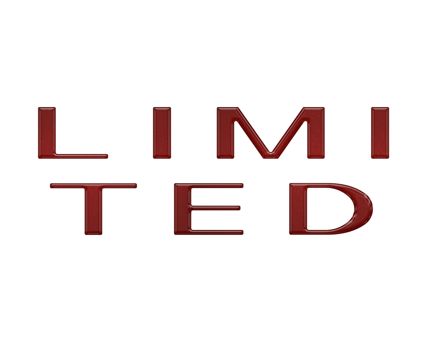 Limited Tailgate Letter Overlays Fits 2023-2026 Ford Super Duty Limited