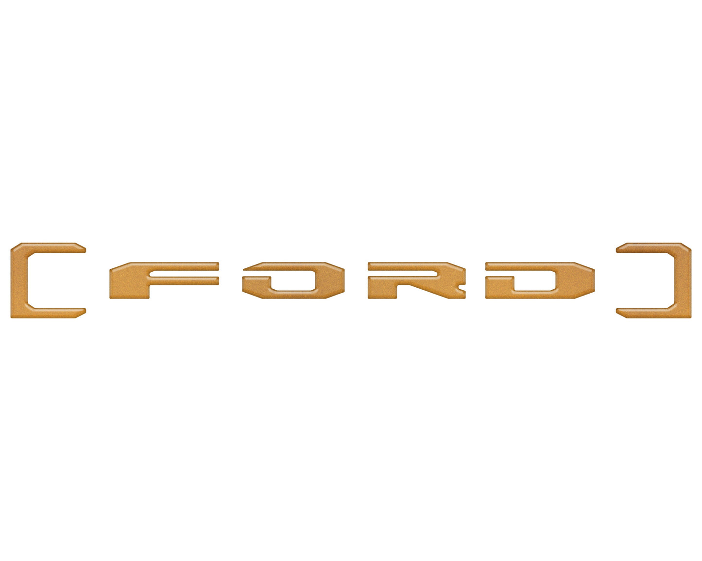 Upper Glove Box Letter Overlays Fits 2023-2026 Ford Super Duty