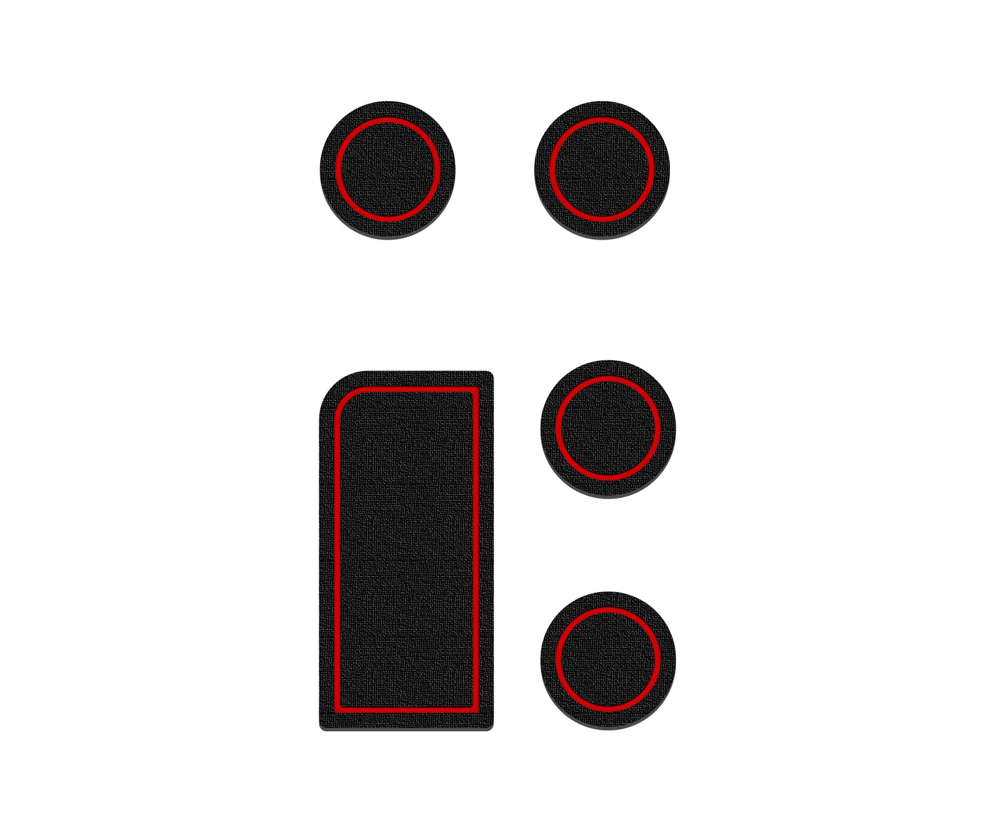 Center Console Foam Inserts Fits 2023-2026 Ford Super Duty