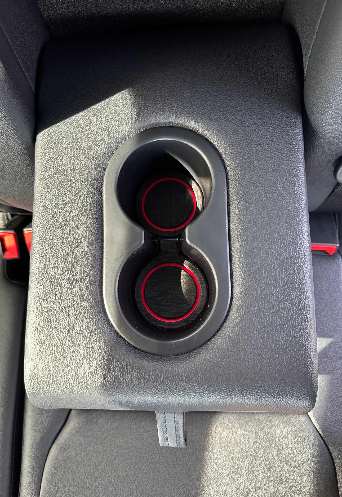Rear Seat Fold Down Cupholder Foam Inserts Fits 2023-2026 Ford Super Duty