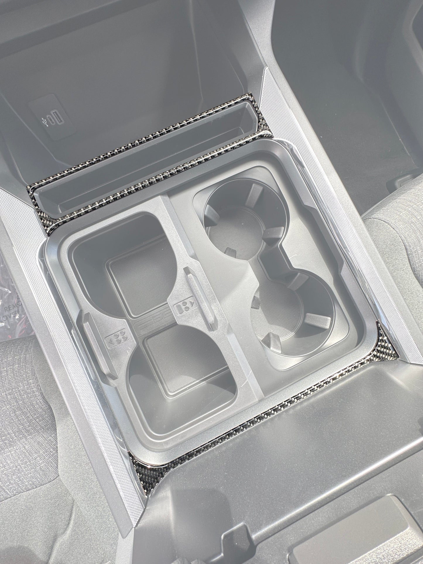 Center Console Accent Trim Fits 2023-2026 Ford Super Duty