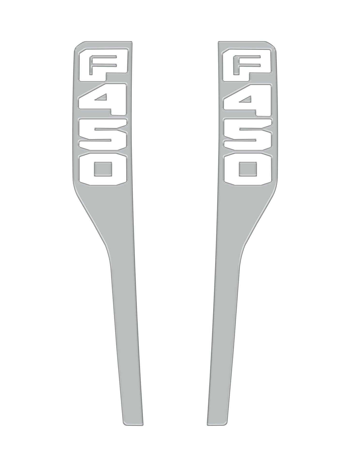 Front Fender Emblem Overlays Fits 2023-2026 Ford Super Duty