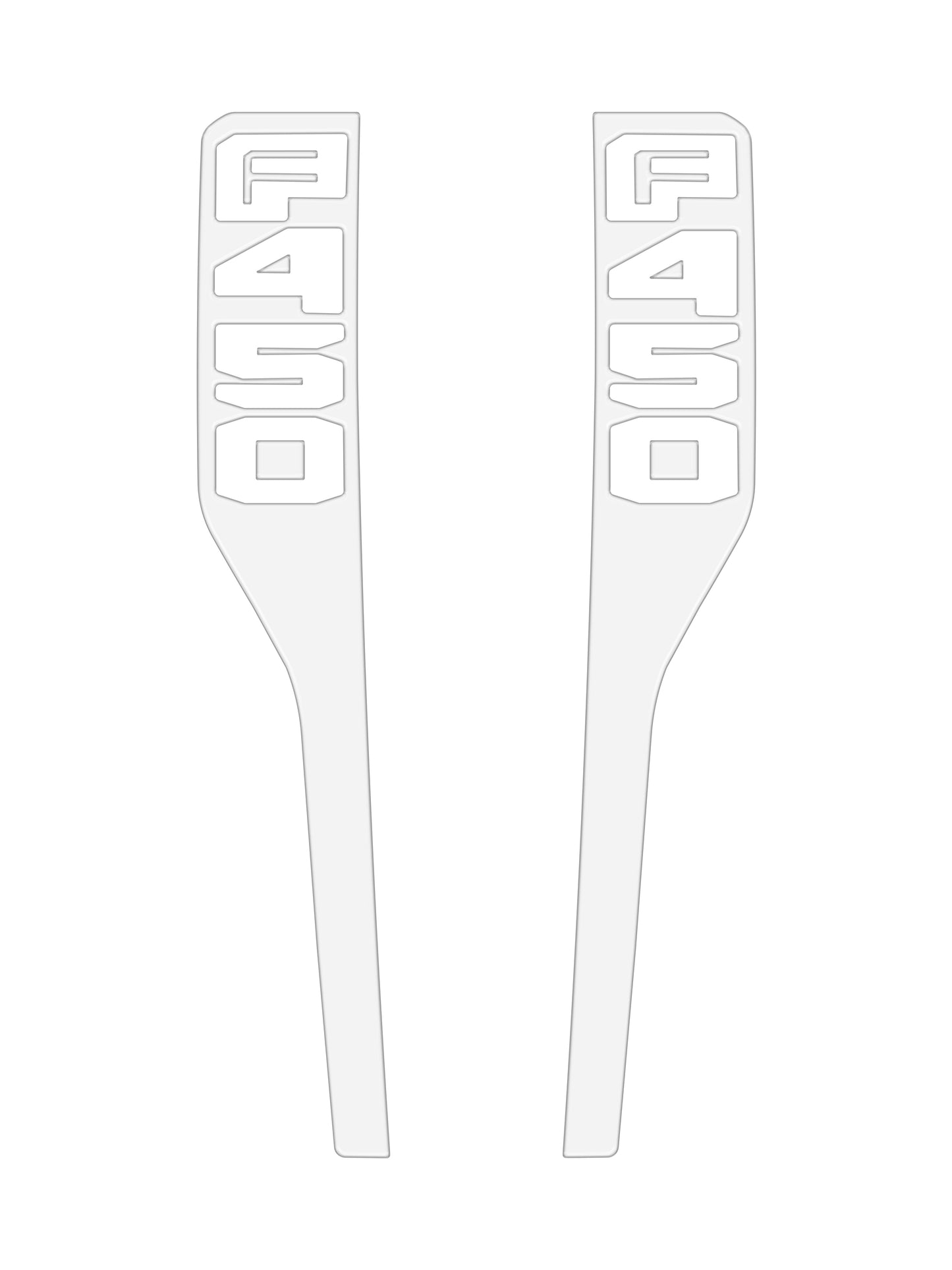 Front Fender Emblem Overlays Fits 2023-2026 Ford Super Duty