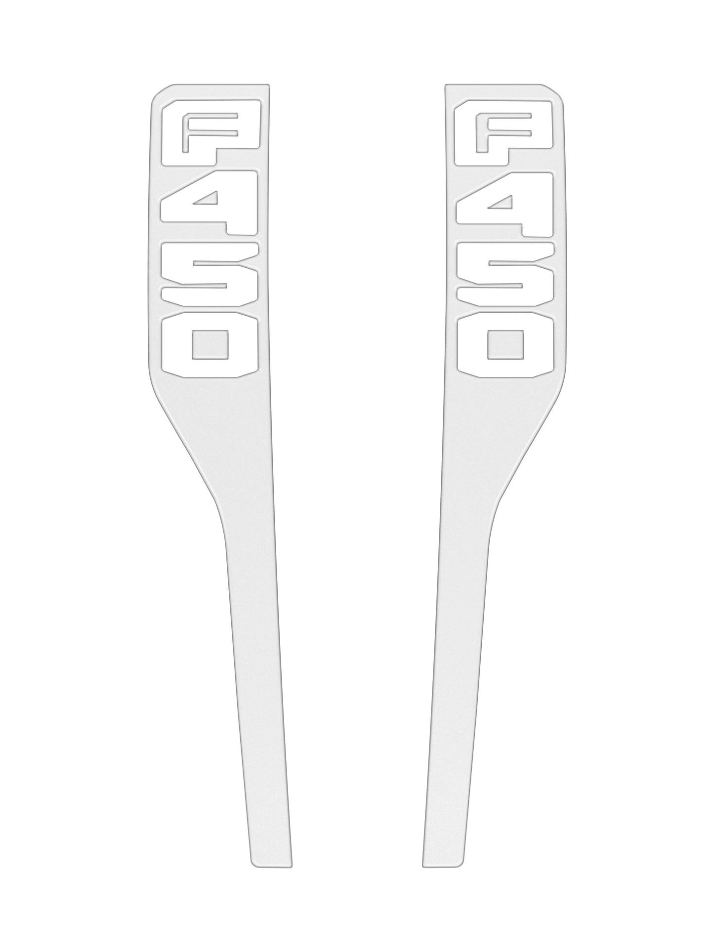 Front Fender Emblem Overlays Fits 2023-2026 Ford Super Duty