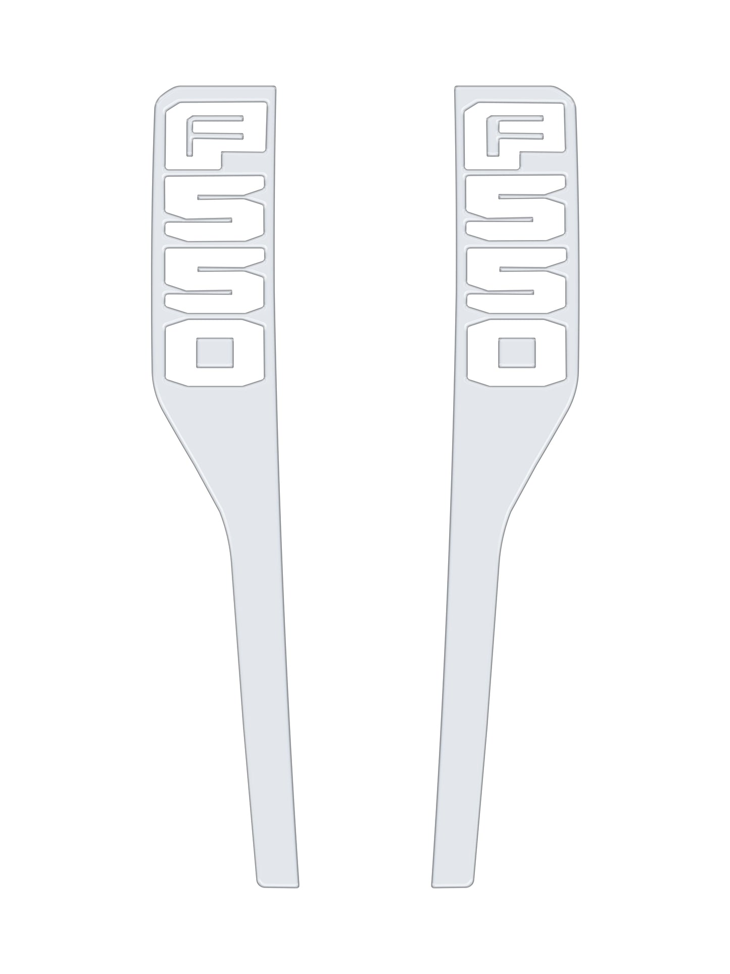 Front Fender Emblem Overlays Fits 2023-2026 Ford Super Duty