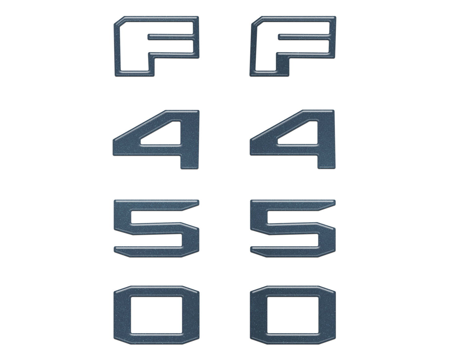 Fender Badge Letter Overlays Fits 2023-2026 Ford Super Duty