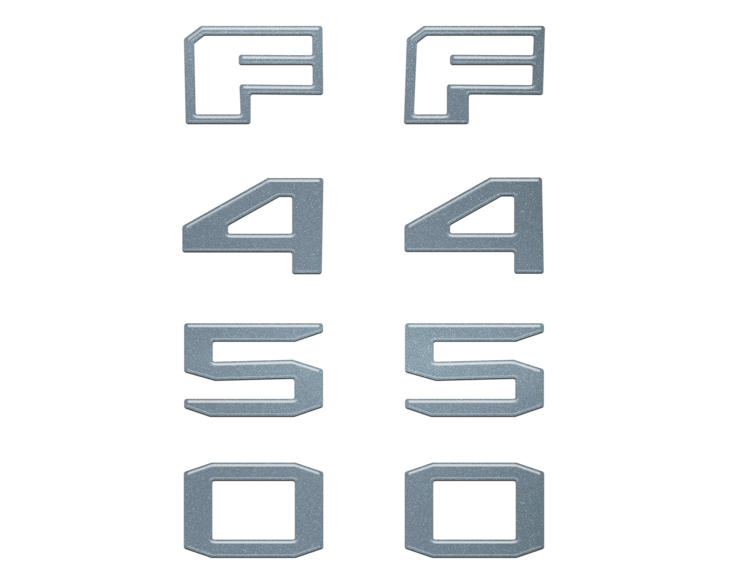 Fender Badge Letter Overlays Fits 2023-2026 Ford Super Duty