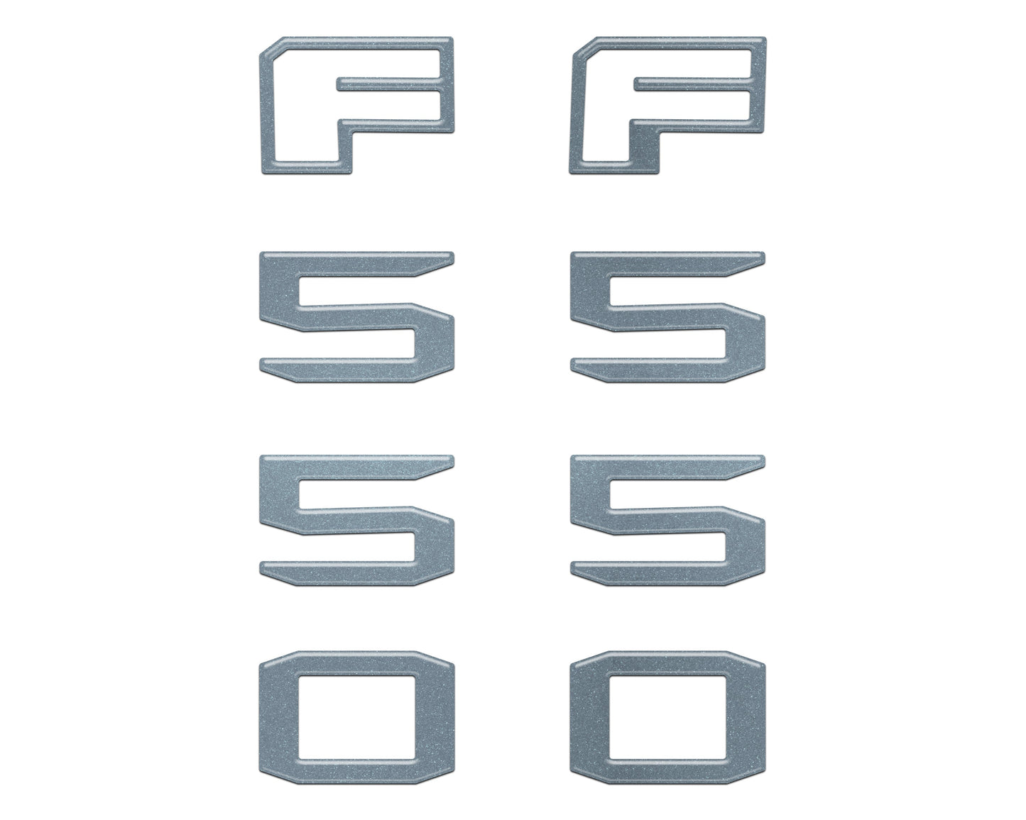 Fender Badge Letter Overlays Fits 2023-2026 Ford Super Duty
