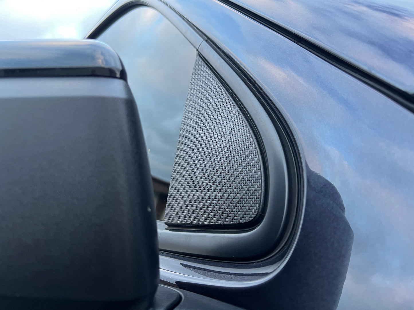 A Pillar Accent Overlays Fits 2019-2024 Chevrolet Silverado