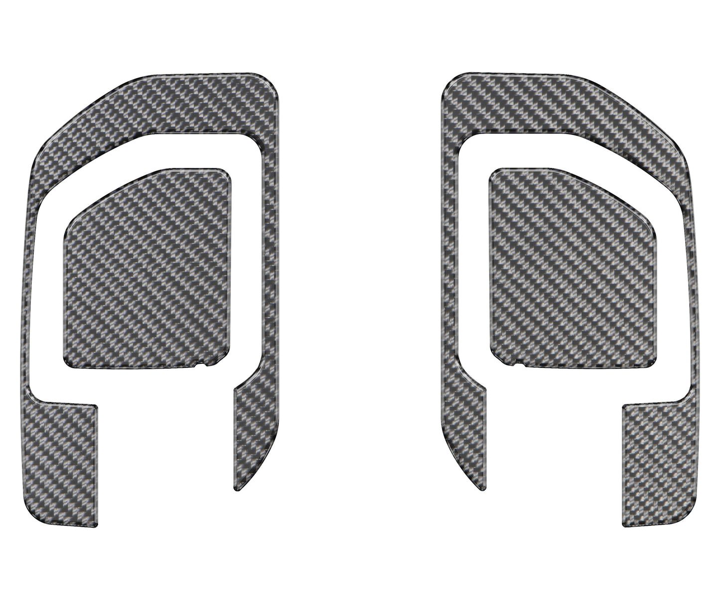 Door Handle Surround Accent Overlays Fits 2019-2021 Chevrolet Silverado