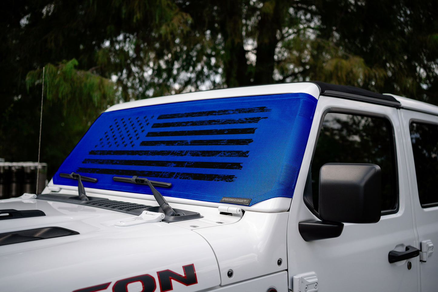 Jeep Wrangler (JL, JT, JK) and Jeep Gladiator Stock Printed Solar Shield (2007-2026)
