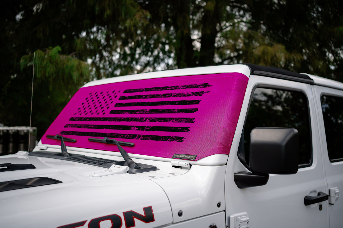 Jeep Wrangler (JL, JT, JK) and Jeep Gladiator Stock Printed Solar Shield (2007-2026)