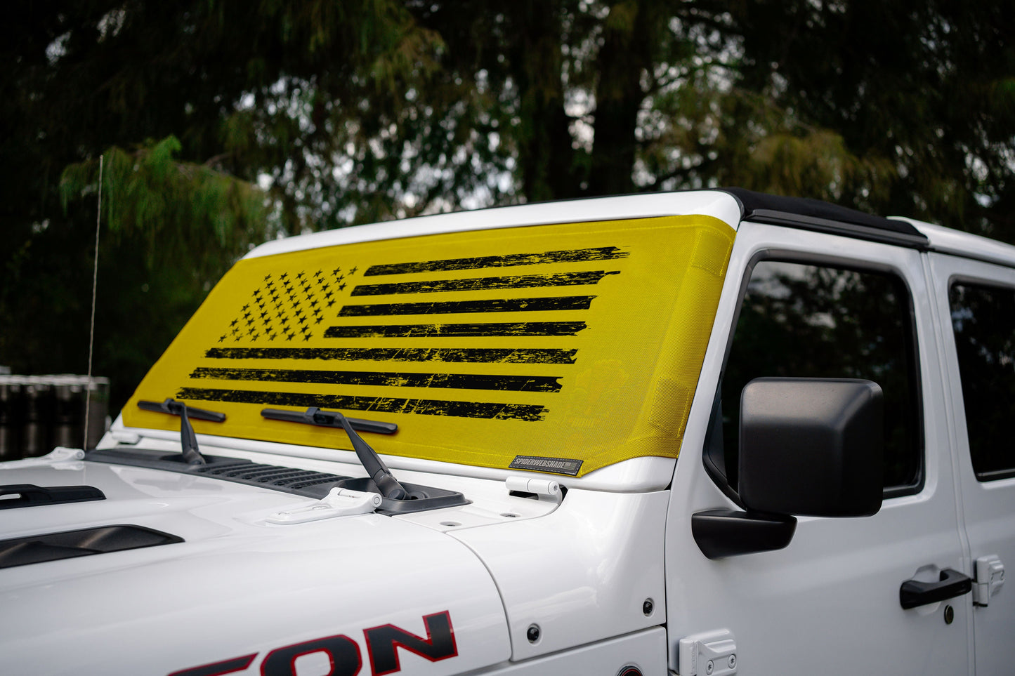 Jeep Wrangler (JL, JT, JK) and Jeep Gladiator Stock Printed Solar Shield (2007-2026)