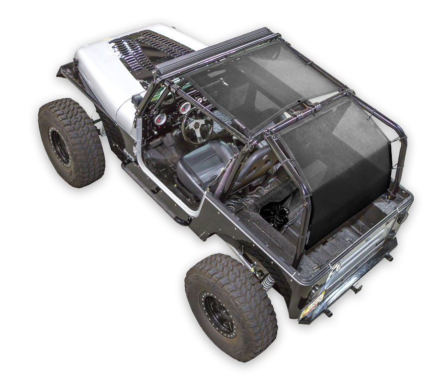 Jeep Wrangler YJ Sun Shade Solid Color Shade Top (1987–1996)
