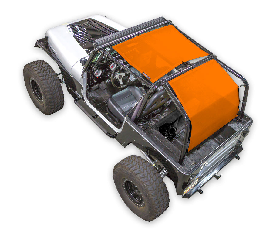 Jeep Wrangler YJ Sun Shade Solid Color Shade Top (1987–1996)