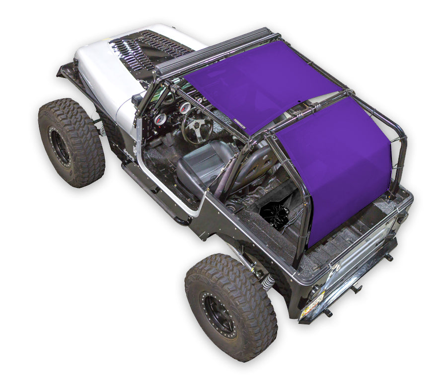 Jeep Wrangler YJ Sun Shade Solid Color Shade Top (1987–1996)