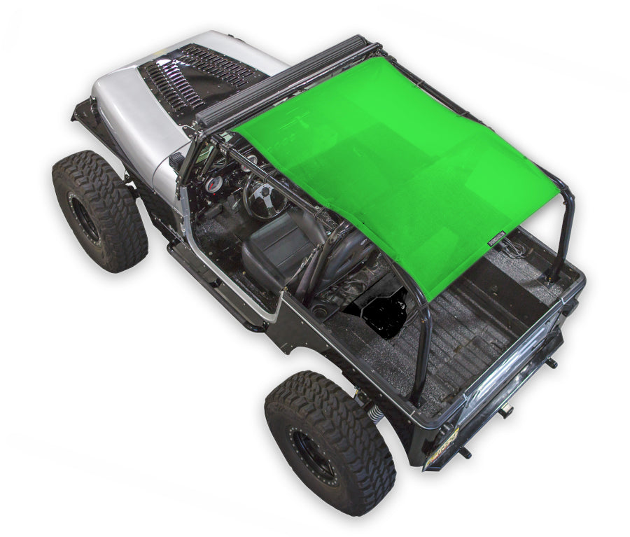 Jeep Wrangler YJ Sun Shade Solid Color Shade Top (1987–1996)