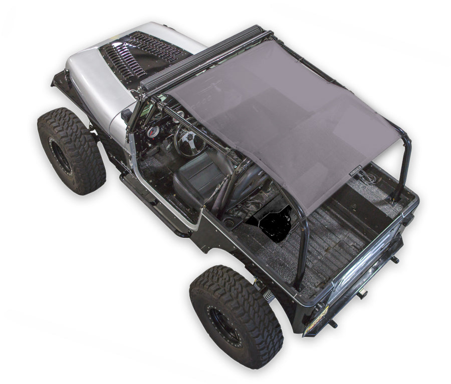 Jeep Wrangler YJ Sun Shade Solid Color Shade Top (1987–1996)