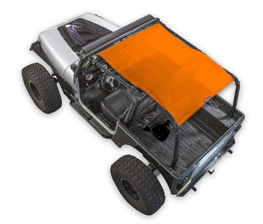 Jeep Wrangler YJ Sun Shade Solid Color Shade Top (1987–1996)