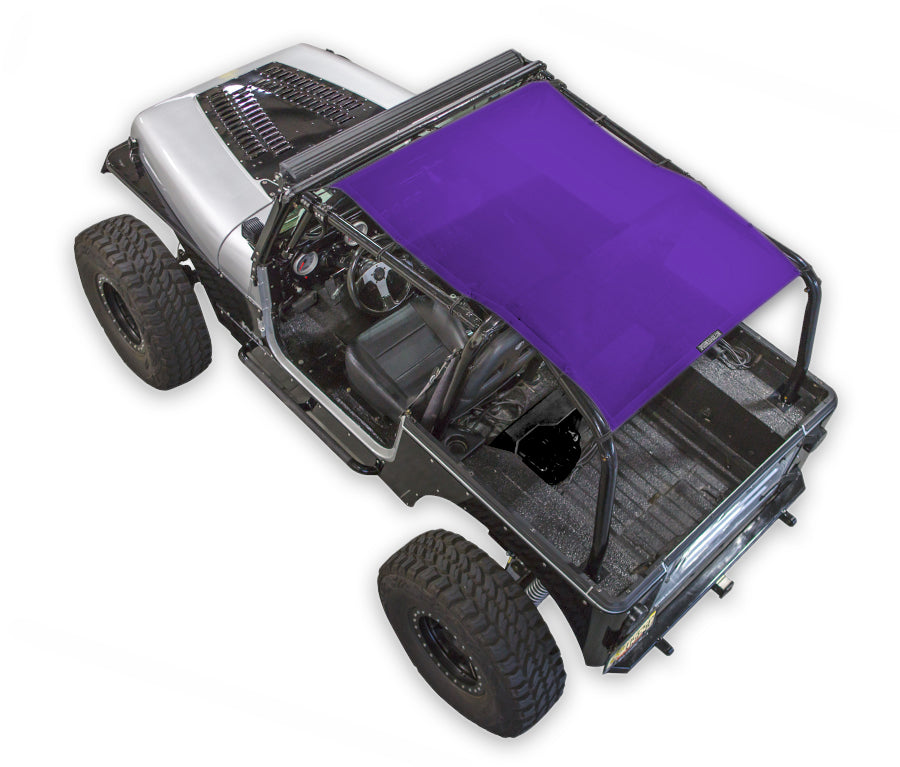 Jeep Wrangler YJ Sun Shade Solid Color Shade Top (1987–1996)