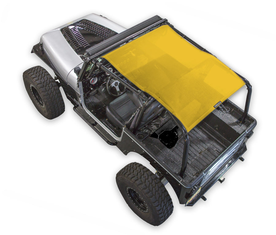 Jeep Wrangler YJ Sun Shade Solid Color Shade Top (1987–1996)