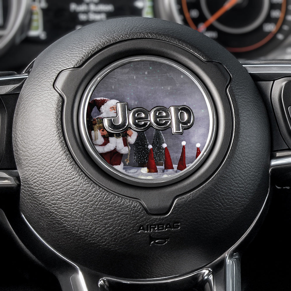 Santa Hats Steering Wheel Decal