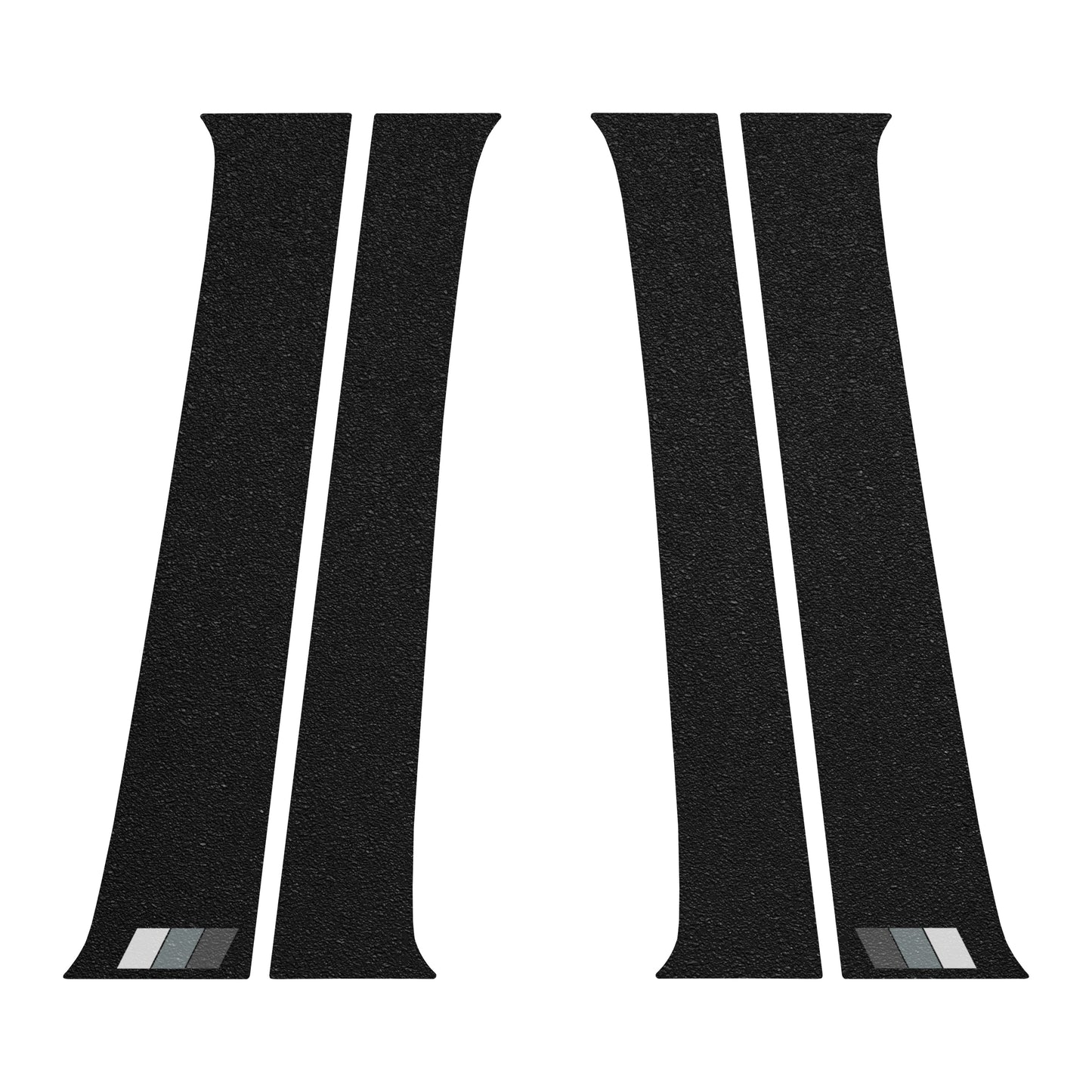 Textured Door Pillar Protection Overlays Fits 2005-2015 Toyota Tacoma