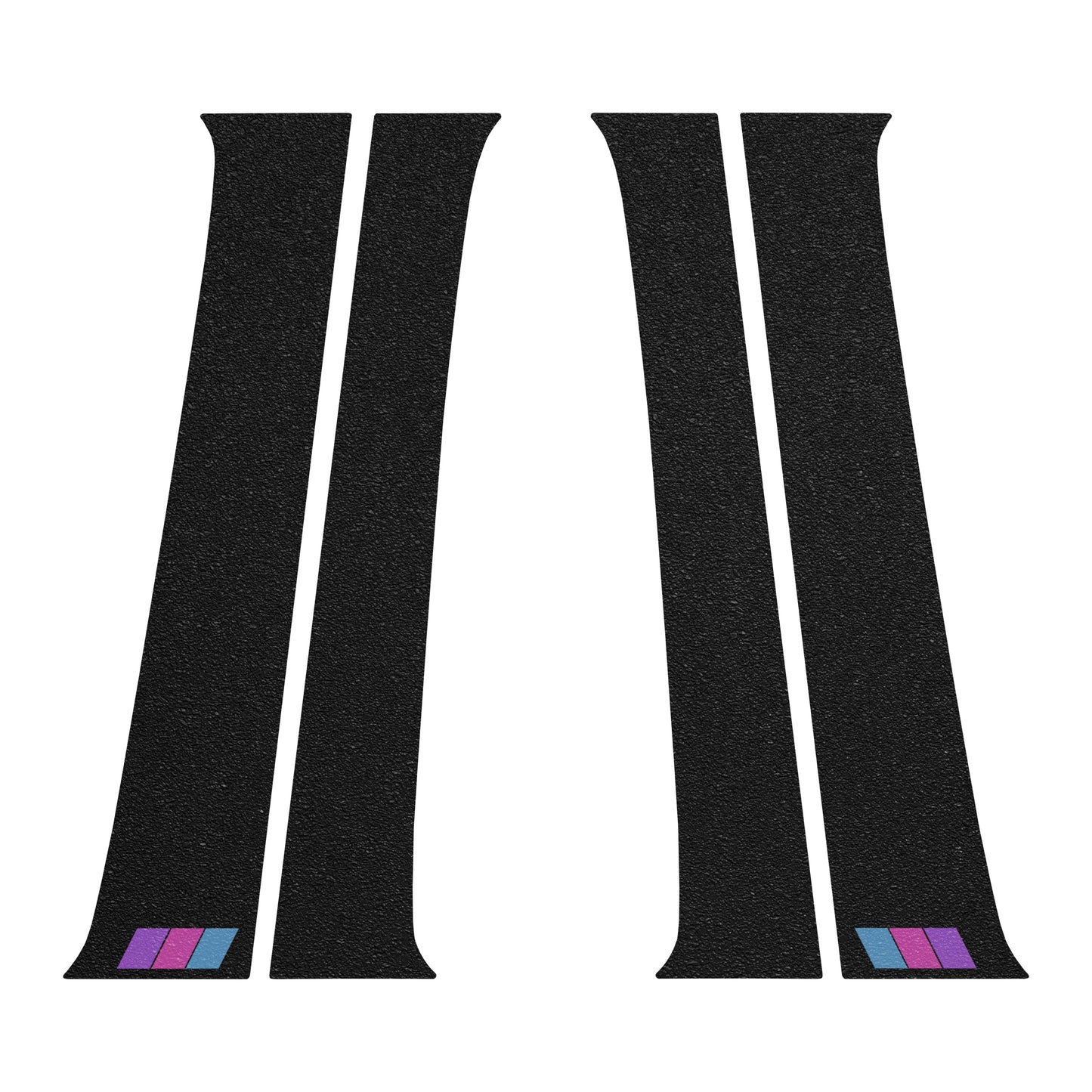 Textured Door Pillar Protection Overlays Fits 2005-2015 Toyota Tacoma
