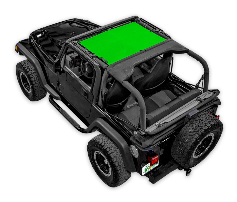 Jeep Wrangler TJ Sun Shade Solid Color Shade Top (1997–2006)