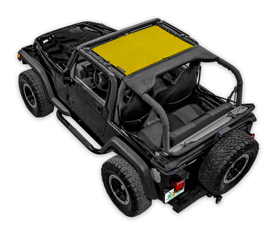 Jeep Wrangler TJ Sun Shade Solid Color Shade Top (1997–2006)
