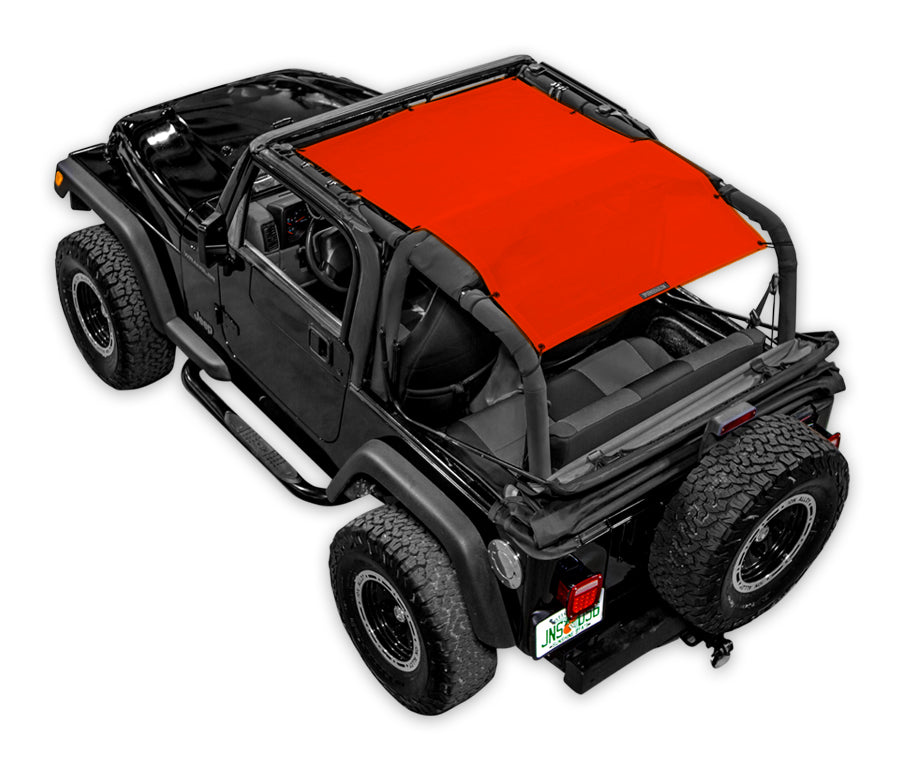 Jeep Wrangler TJ Sun Shade Solid Color Shade Top (1997–2006)
