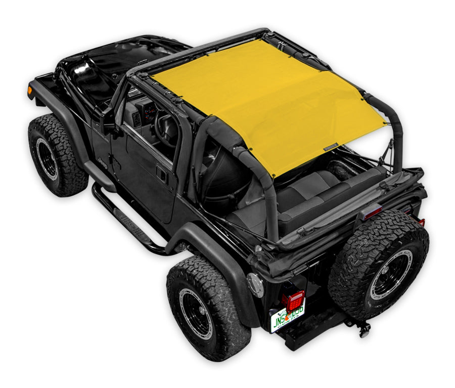 Jeep Wrangler TJ Sun Shade Solid Color Shade Top (1997–2006)
