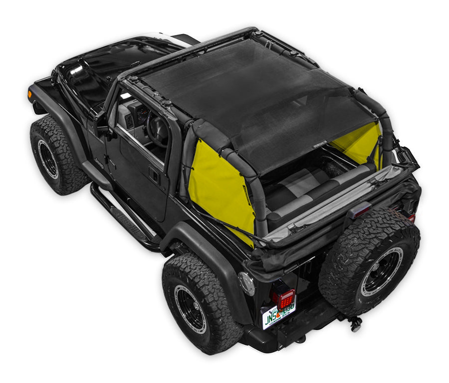 Jeep Wrangler TJ Sun Shade Solid Color Shade Top (1997–2006)