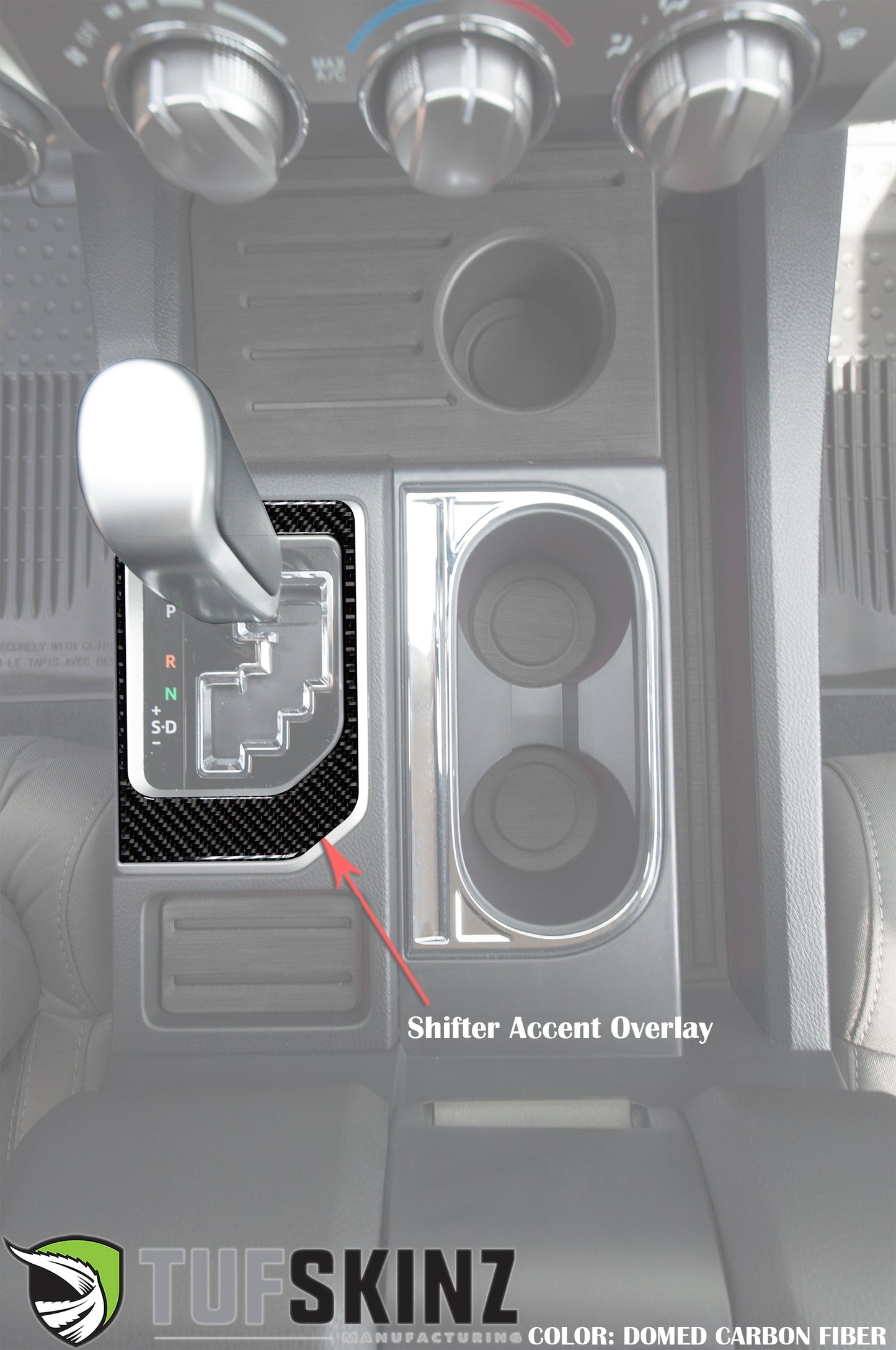 Center Console Shifter Accent Trim Fits 2014-2021 Toyota Tundra