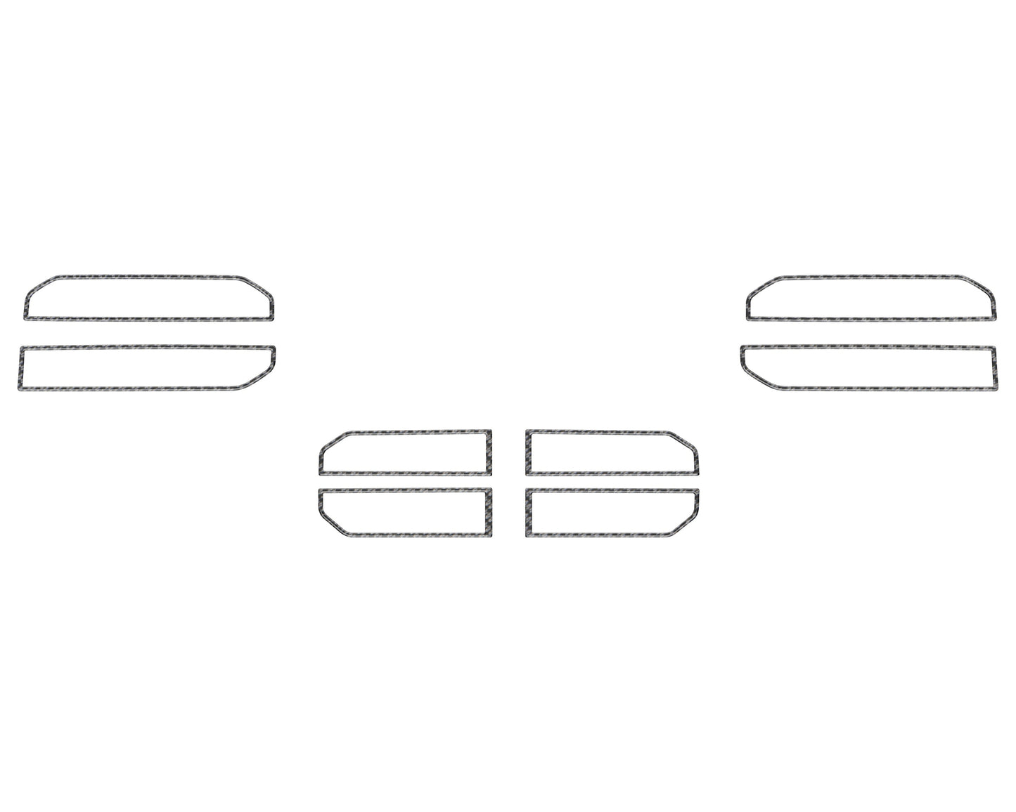 A/C Vent Accent Trim Fits 2022-2026 Toyota Tundra & 2023-2026 Toyota Sequoia